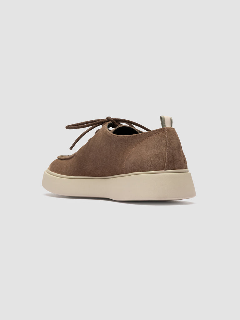 FRAME 019 - Brown Suede Derby Shoes