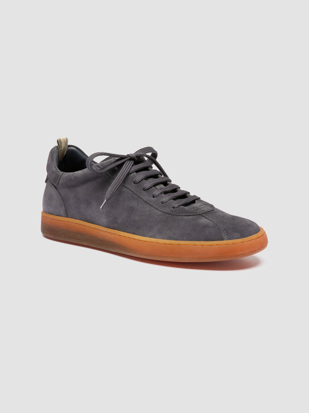 GINNASIO 001 - Blue Suede Sneakers - image 3,side view