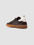 GINNASIO 003 - Brown Leather Low Top Sneakers - thumb image 4,side view