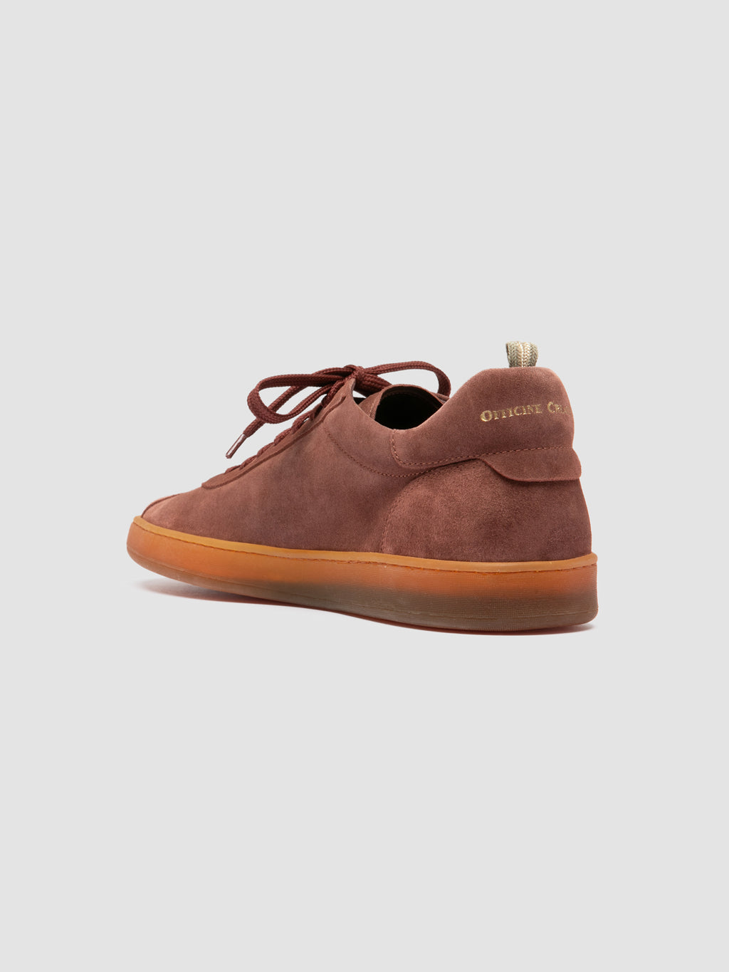 GINNASIO 001 - Brown Suede Sneakers - image 4,side view