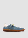 HALO 001 - Blue Leather and Suede Sneakers - 0