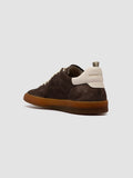 GINNASIO 001 - Brown Leather and Suede Sneakers - thumb image 4,side view