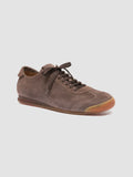 HAZEL 001 - Taupe Suede Low-Top Sneakers - thumb image 3,side view