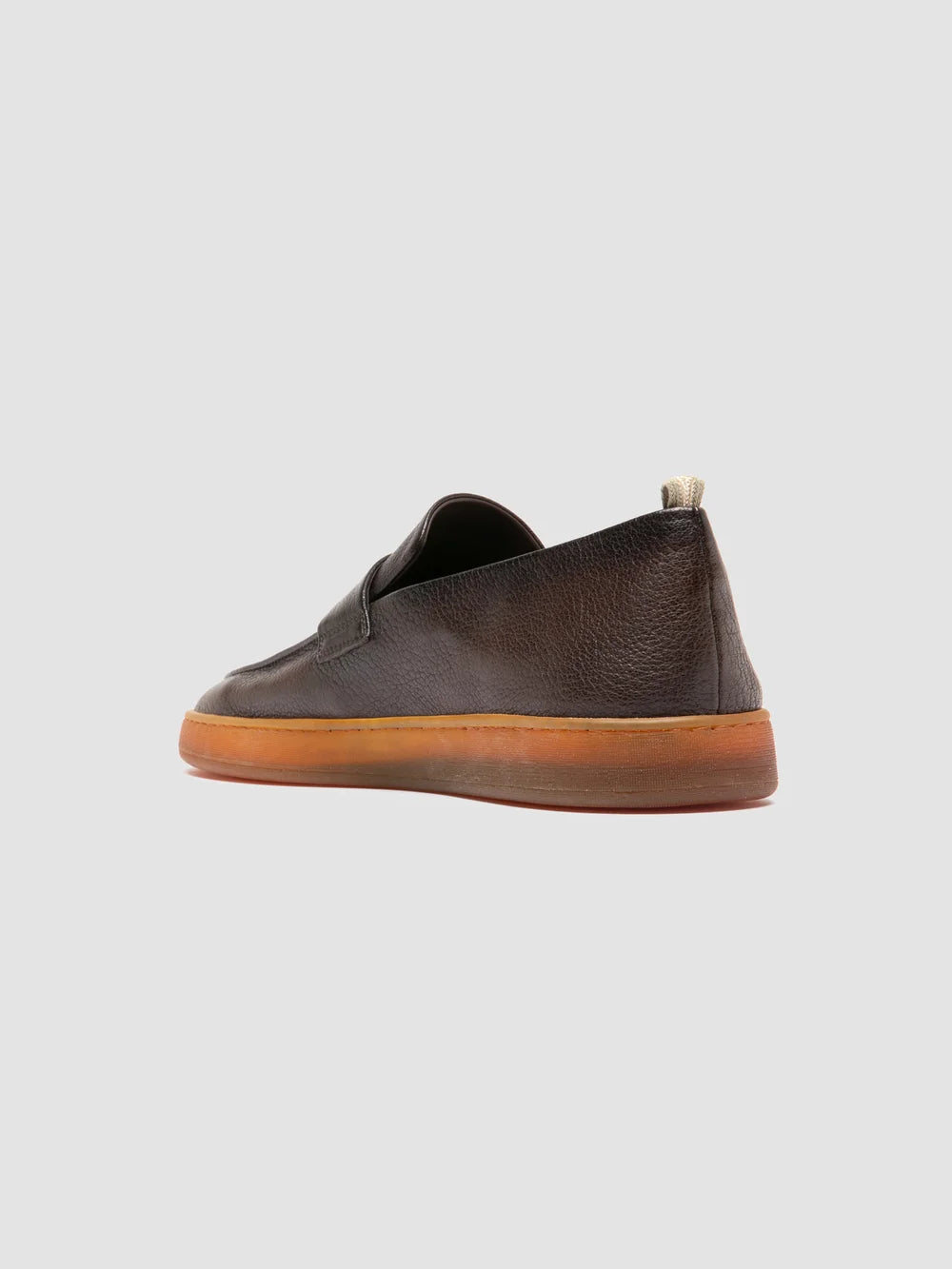 HERBIE 001 - Brown Leather Penny Loafers - 3