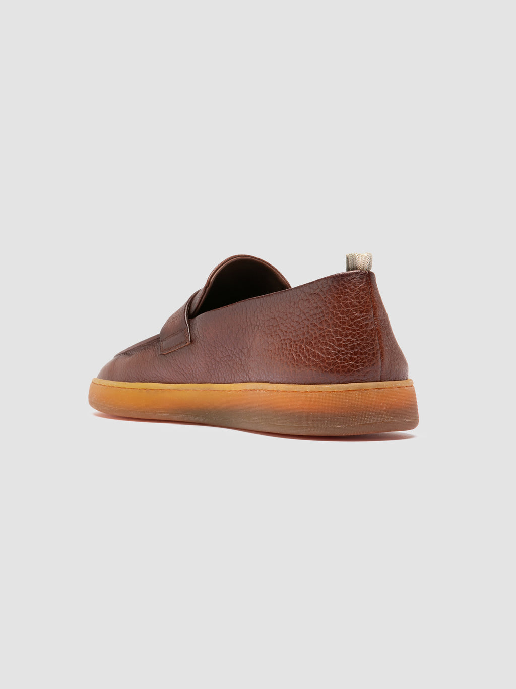 HERBIE 001 - Brown Leather Penny Loafers - image 4,side view