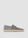 HERBIE 001 - Grey Suede Penny Loafers - 0