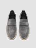 HERBIE 001 - Grey Suede Penny Loafers - 1