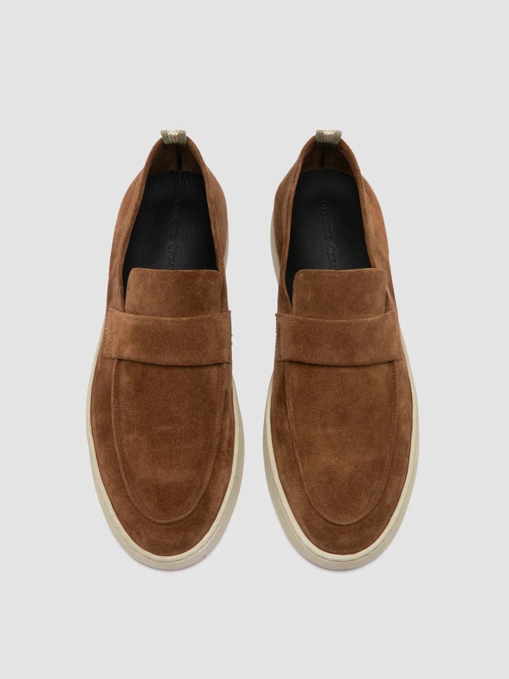 HERBIE 001 - Brown Suede Penny Loafers - 1