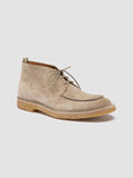 HISTORY 002 - Beige Suede Chukka Boots - thumb image 3,side view