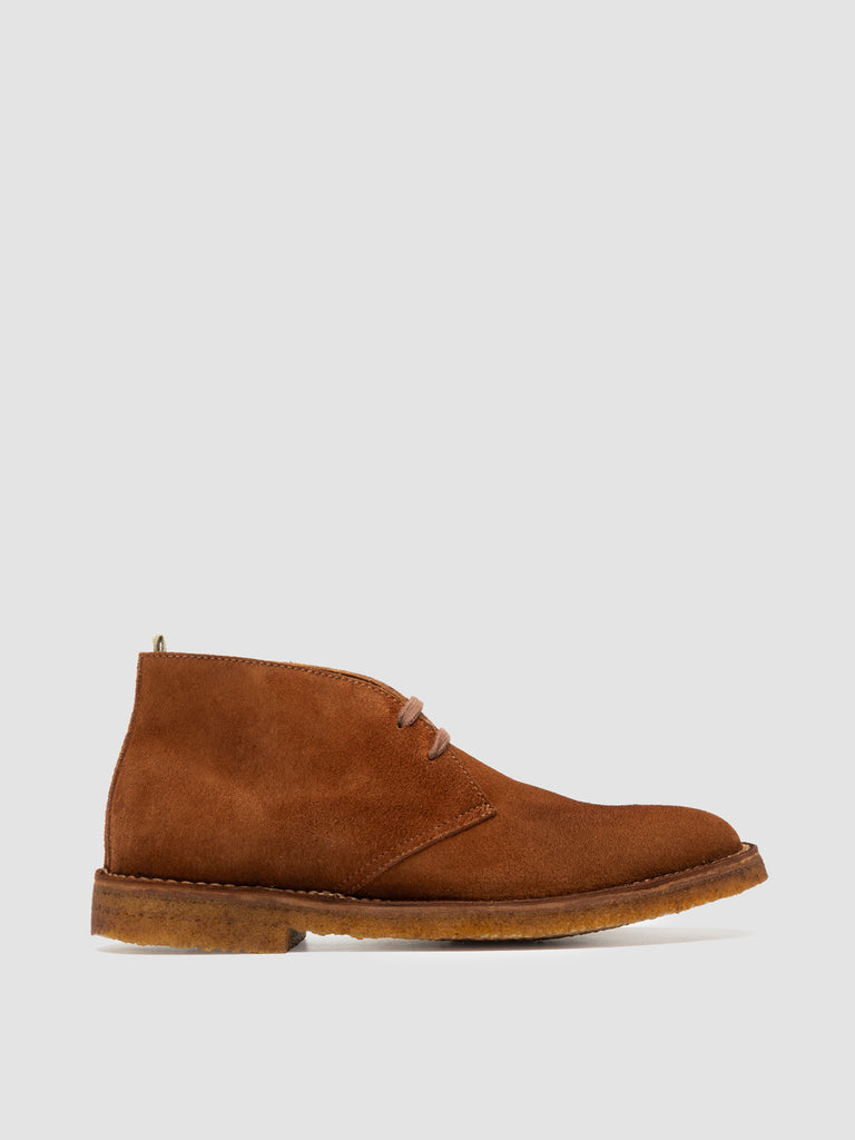 HISTORY 007_W - Brown Suede Chukka Boots