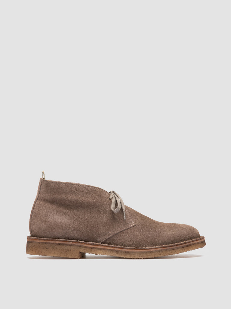 HISTORY 007_W - Taupe Suede Chukka Boots