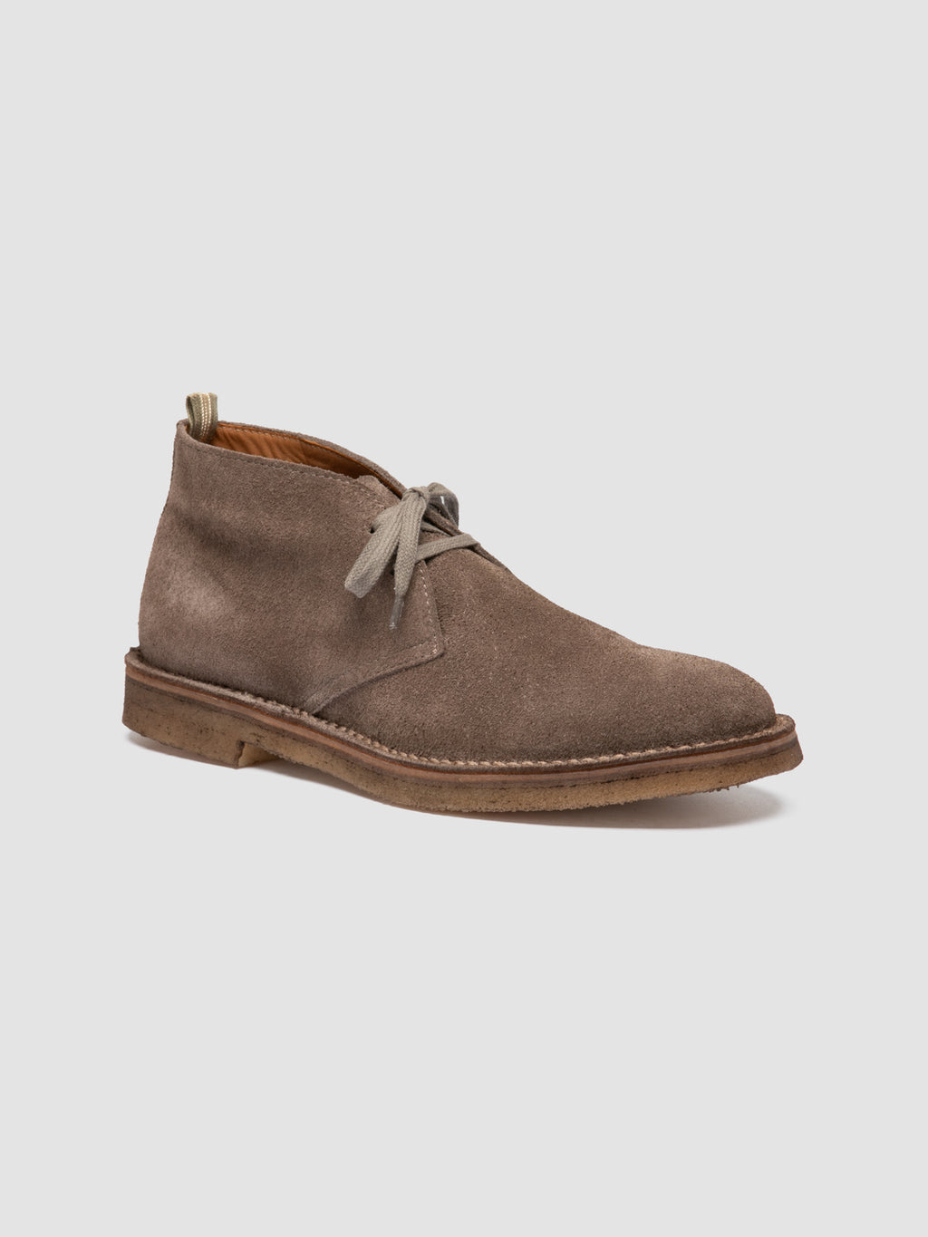 HISTORY 007_W - Taupe Suede Chukka Boots - image 3,side view