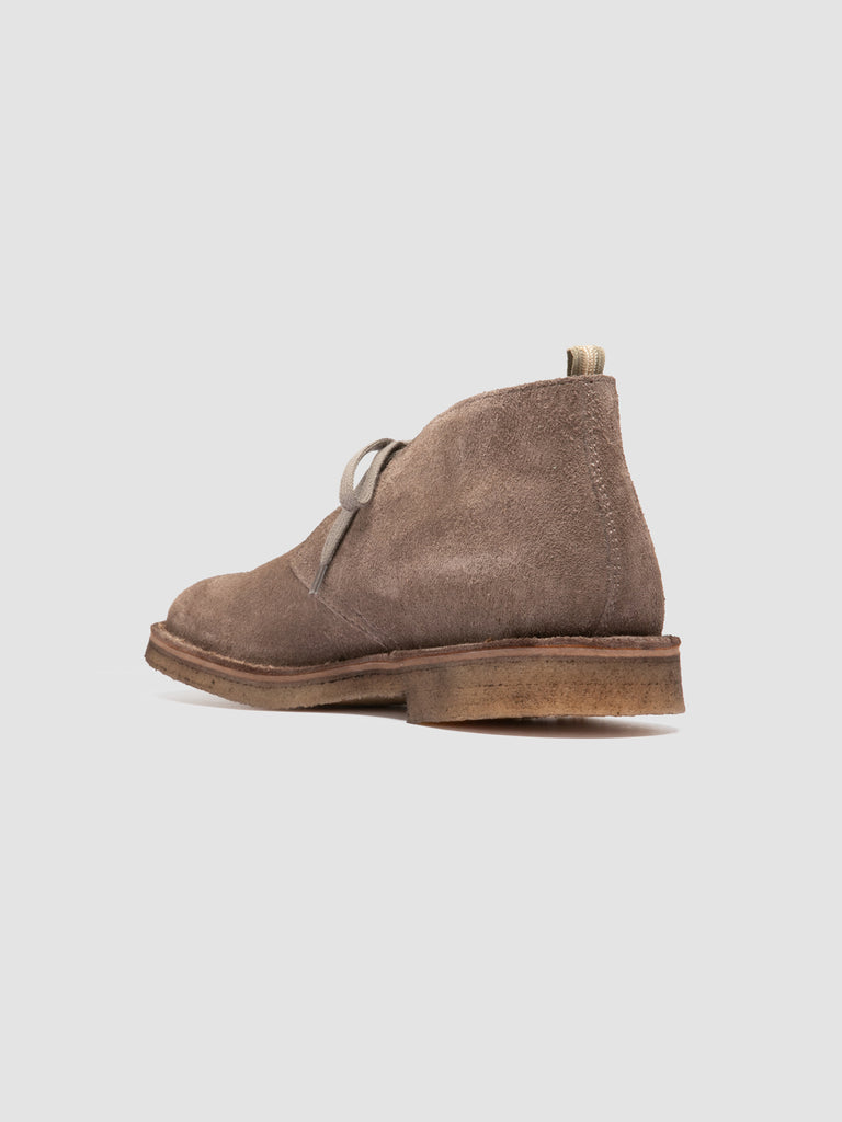 HISTORY 007_W - Taupe Suede Chukka Boots