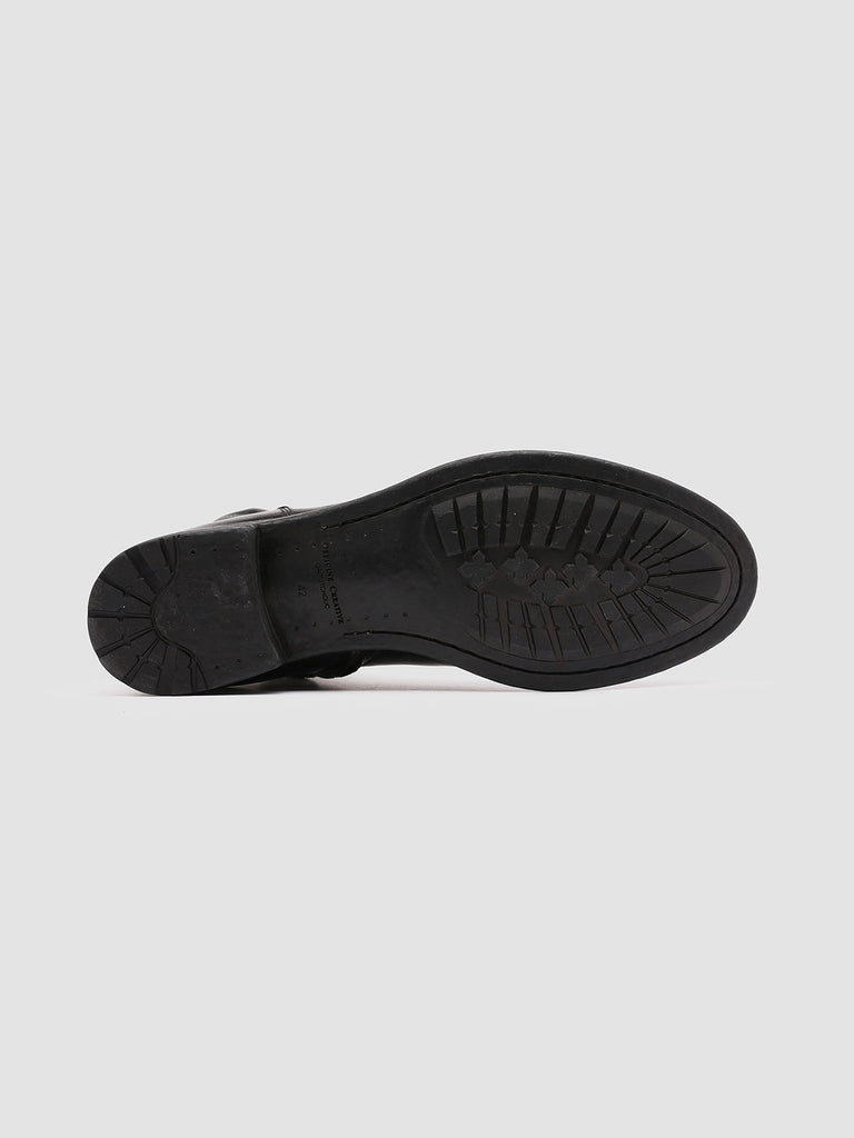 HIVE 036 - Black Leather Ankle Boots