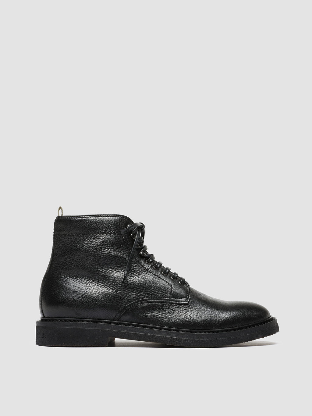 HOPKINS FLEXI 203 - Black Leather Lace-up Boots - 0