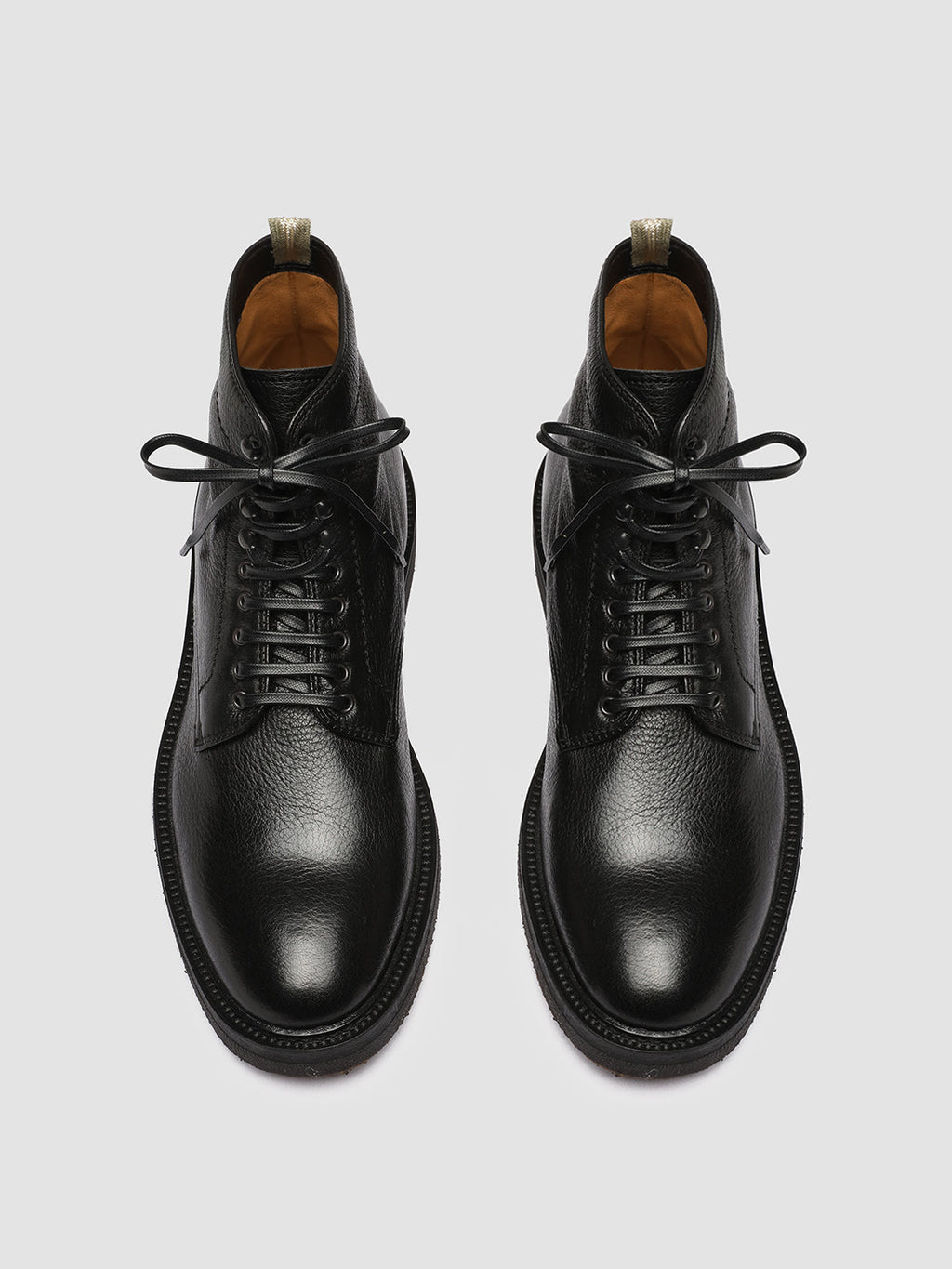 HOPKINS FLEXI 203 - Black Leather Lace-up Boots - 1