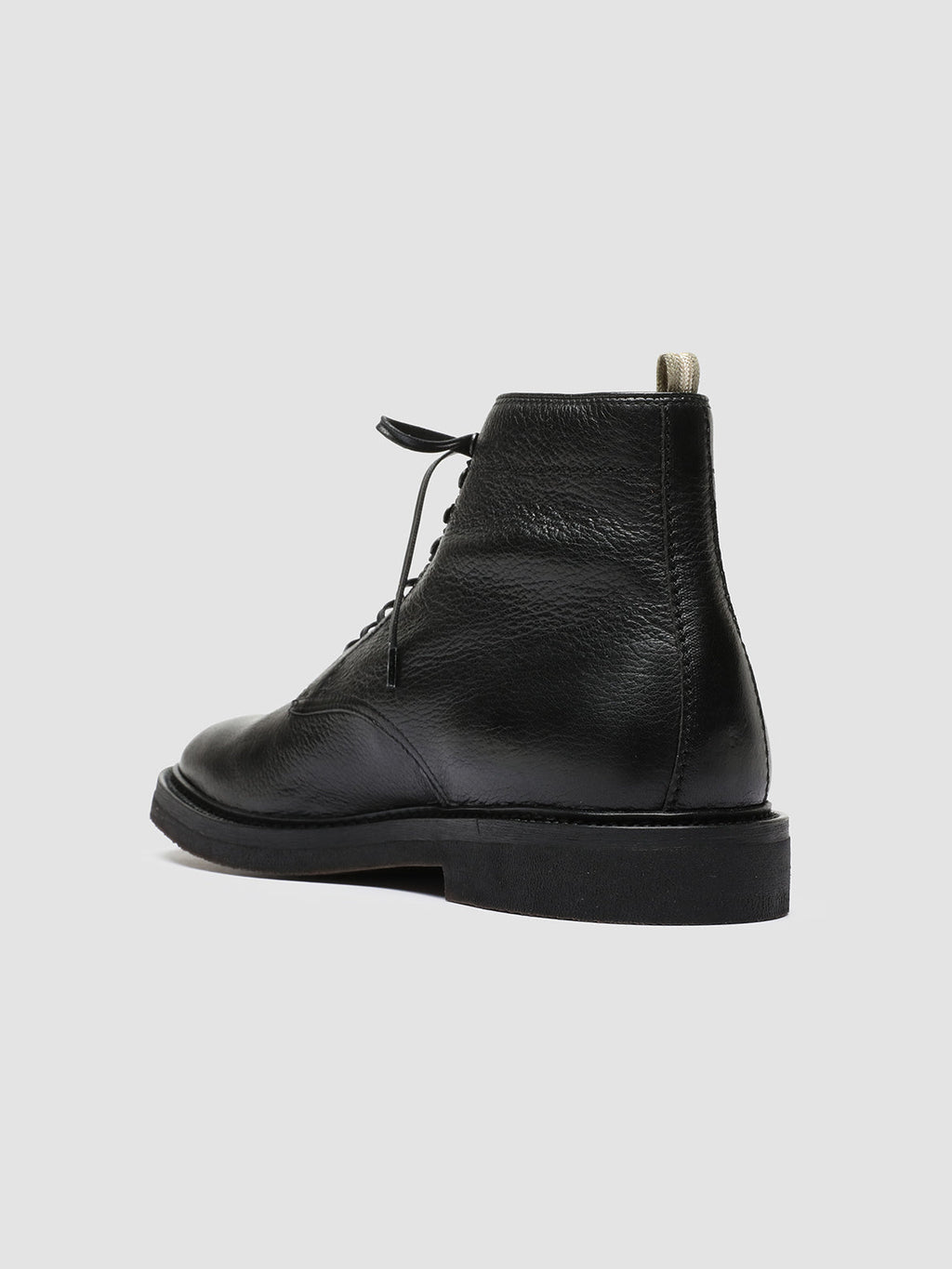 HOPKINS FLEXI 203 - Black Leather Lace-up Boots - 3