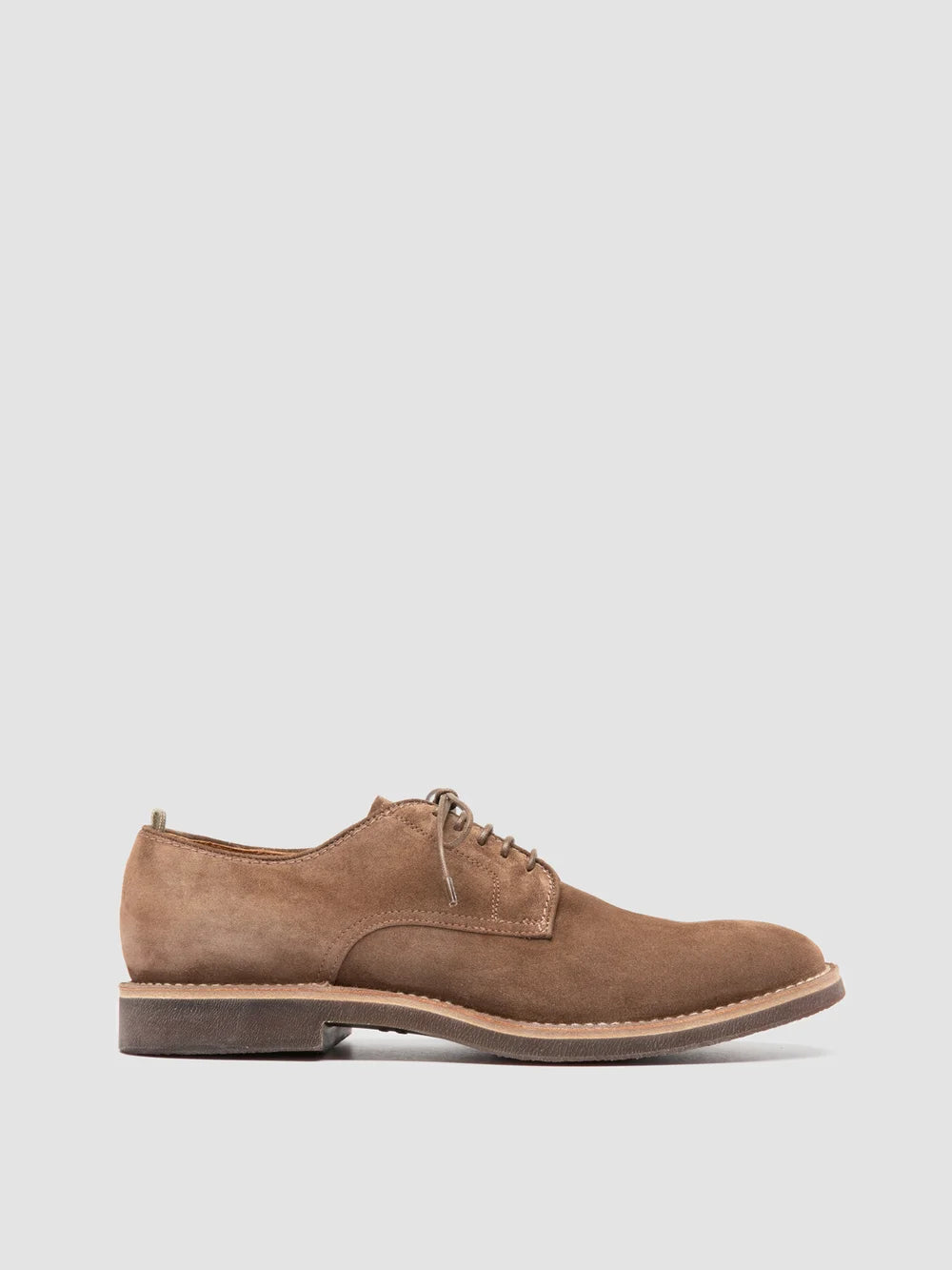 HOPKINS SD FLEXI 001 - Taupe  Suede Derby Shoes - image 1,side view