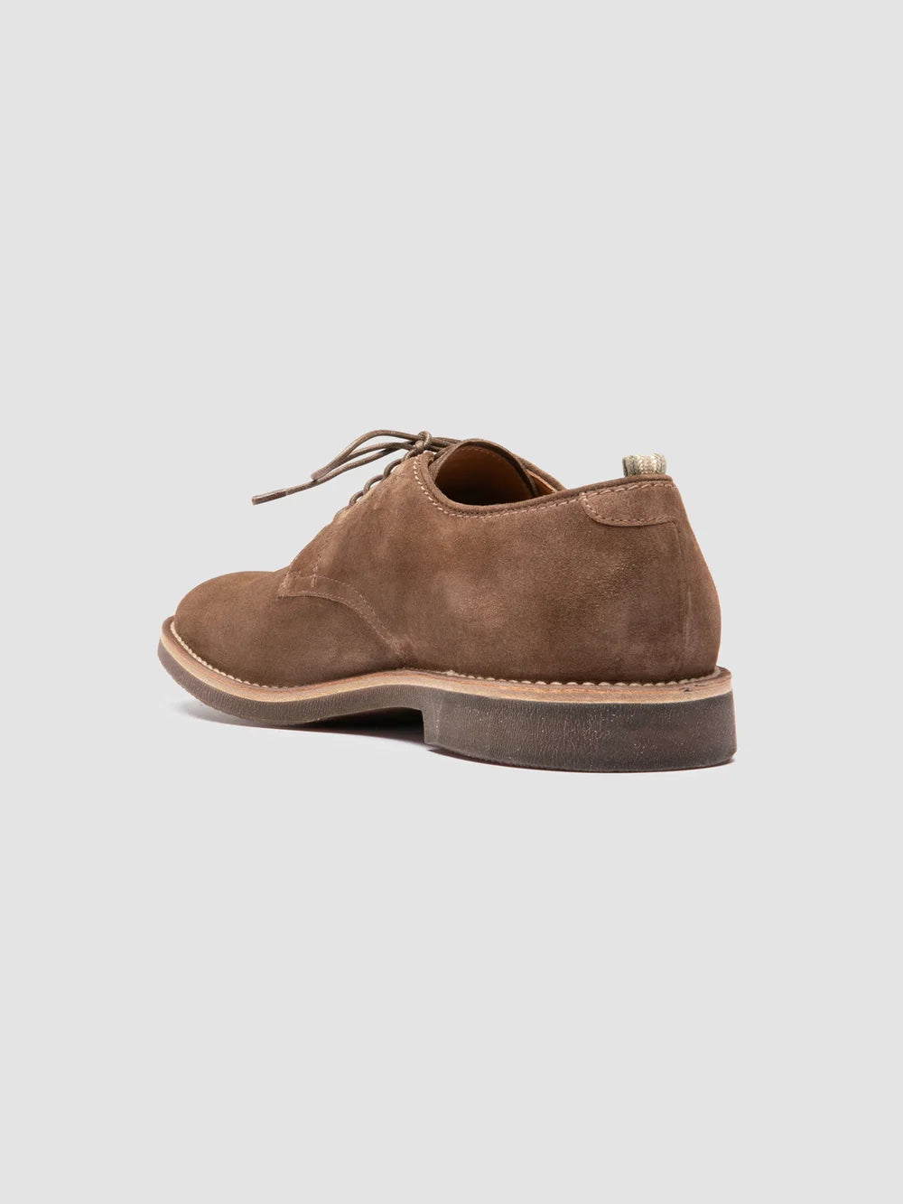 HOPKINS SD FLEXI 001 - Taupe  Suede Derby Shoes - image 4,side view