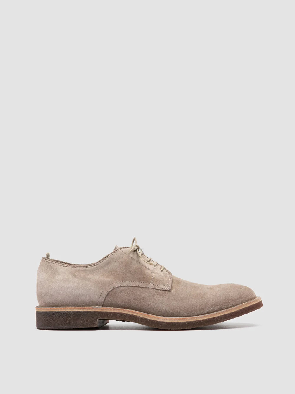 HOPKINS SD FLEXI 001 - Grey Suede Derby Shoes - image 1,side view