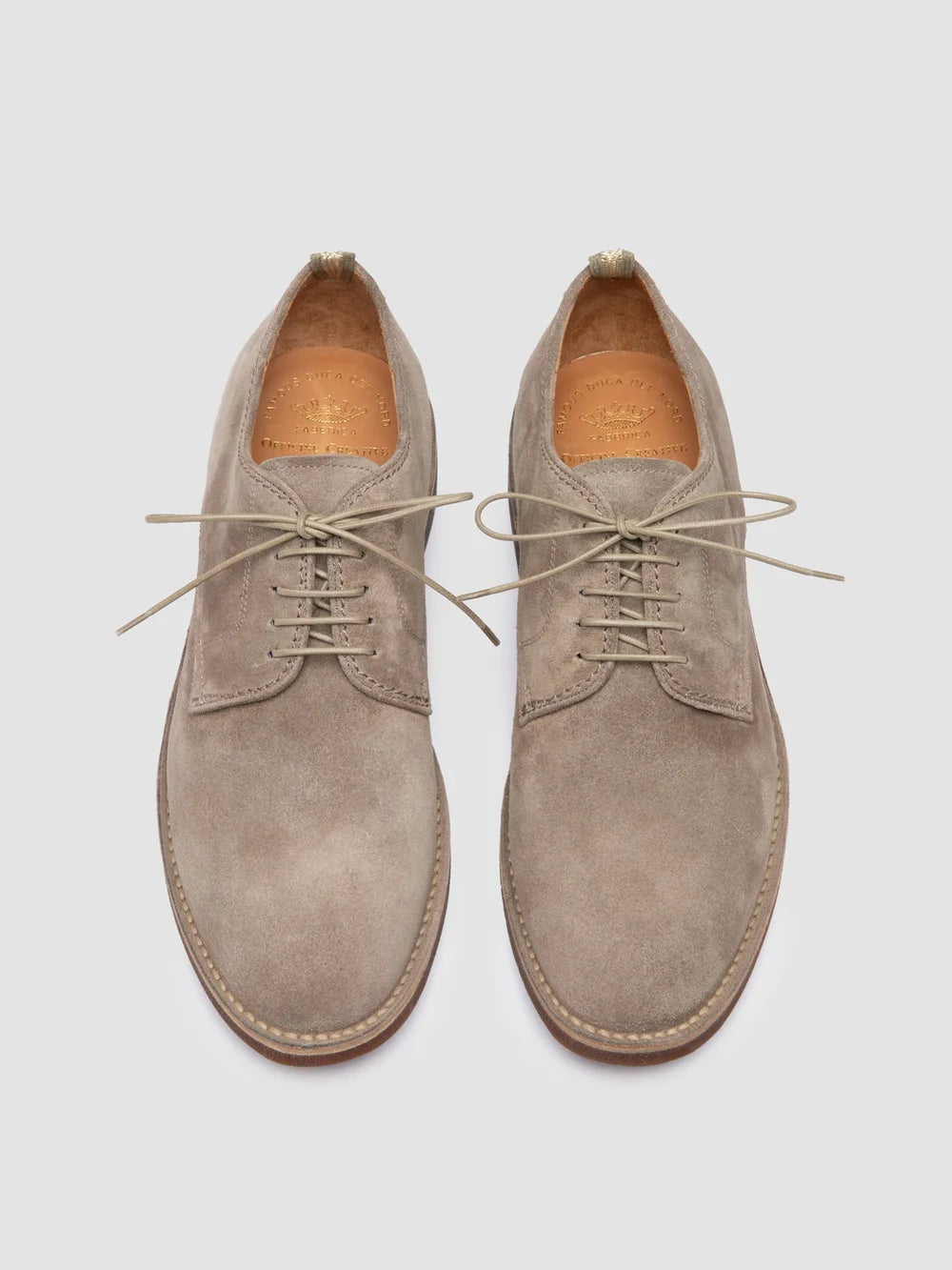HOPKINS SD FLEXI 001 - Grey Suede Derby Shoes - image 2,side view