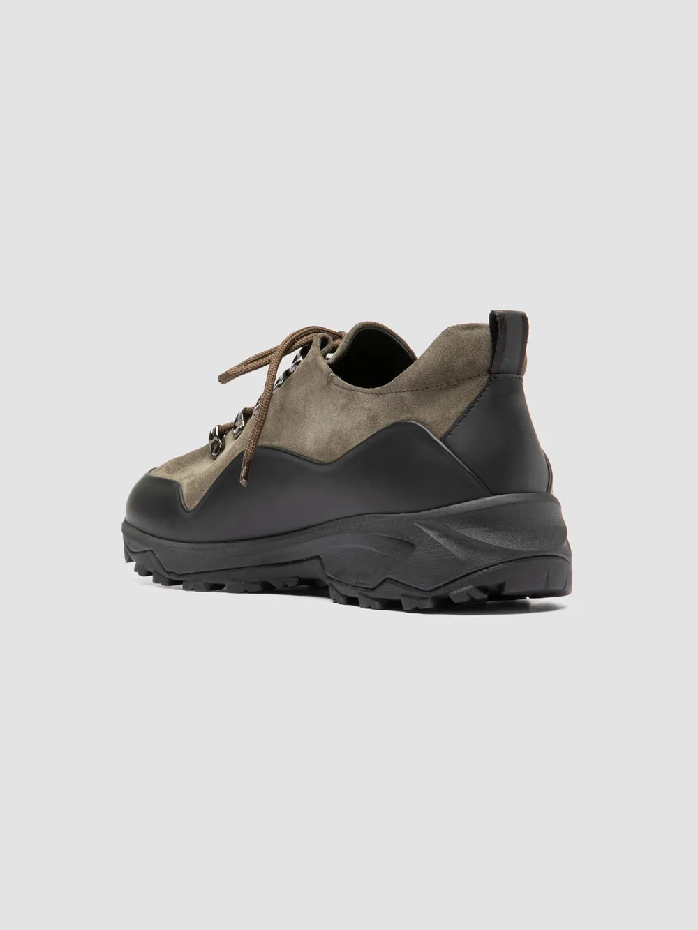 ITINERE 001 - Green Leather Derby Shoes - image 4,side view