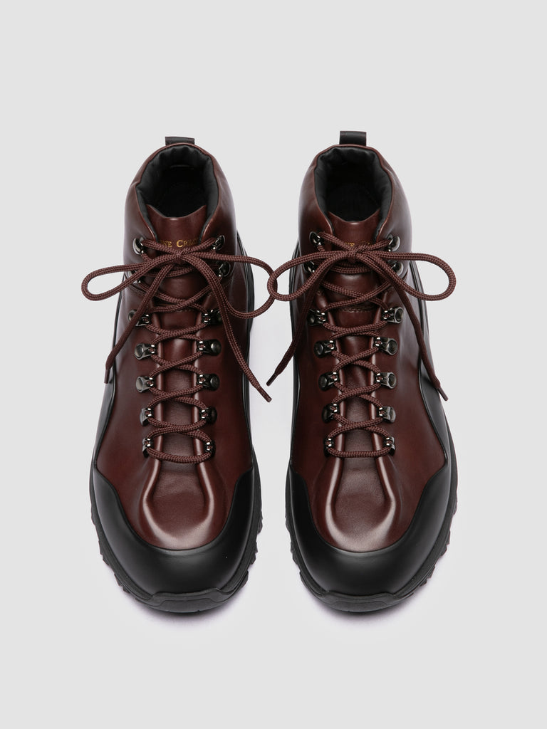 ITINERE 002 - Brown Leather Lace Up Boots