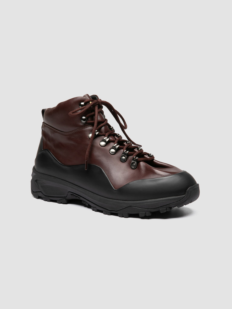 ITINERE 002 - Brown Leather Lace Up Boots