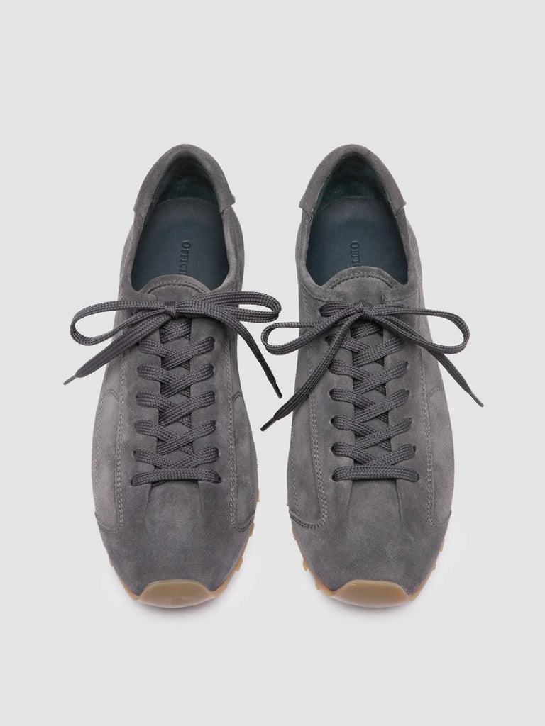 JARRED 001 - Blue Suede Low-Top Sneakers-hover