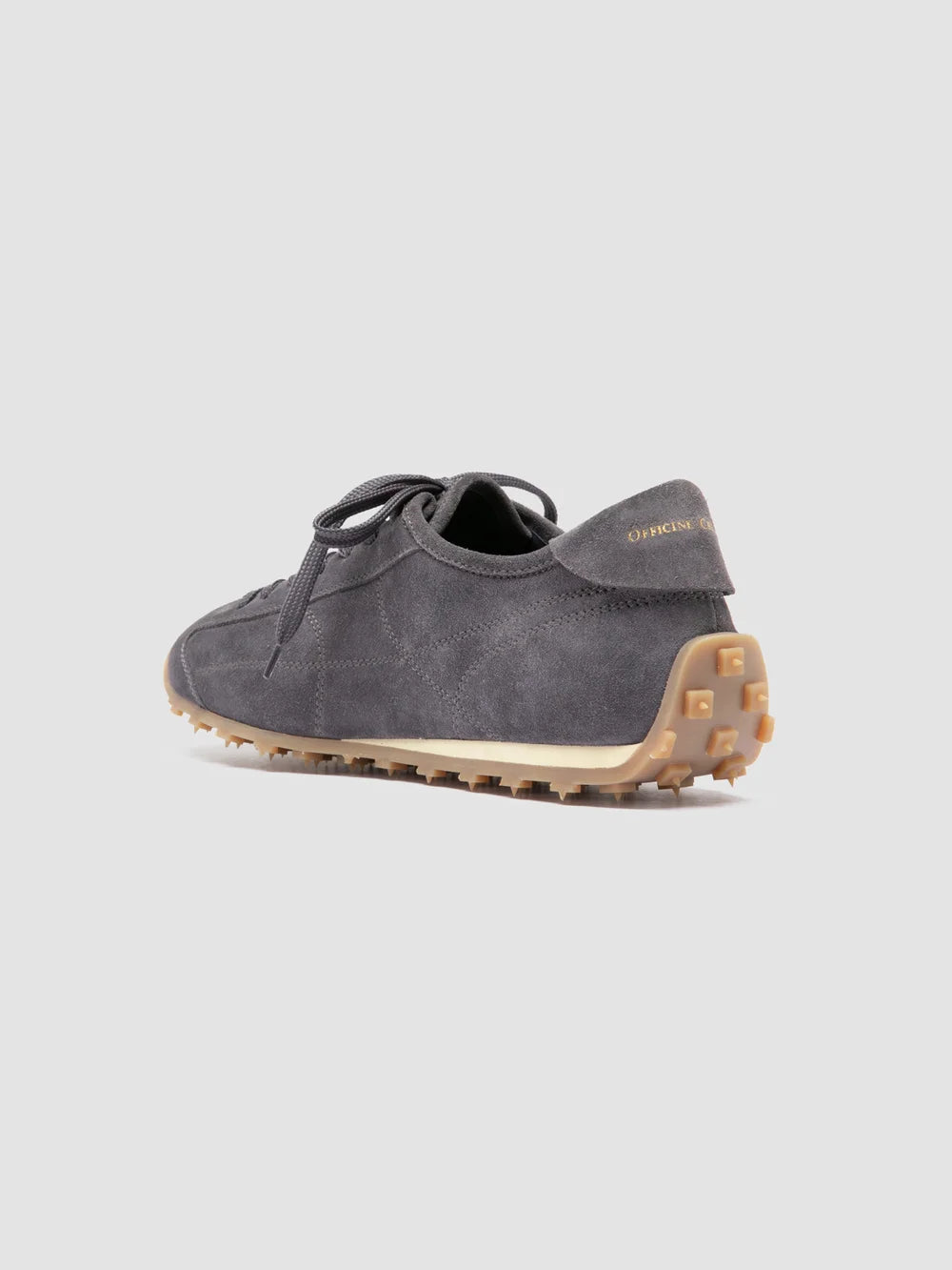 JARRED 001 - Blue Suede Low-Top Sneakers - image 4,side view