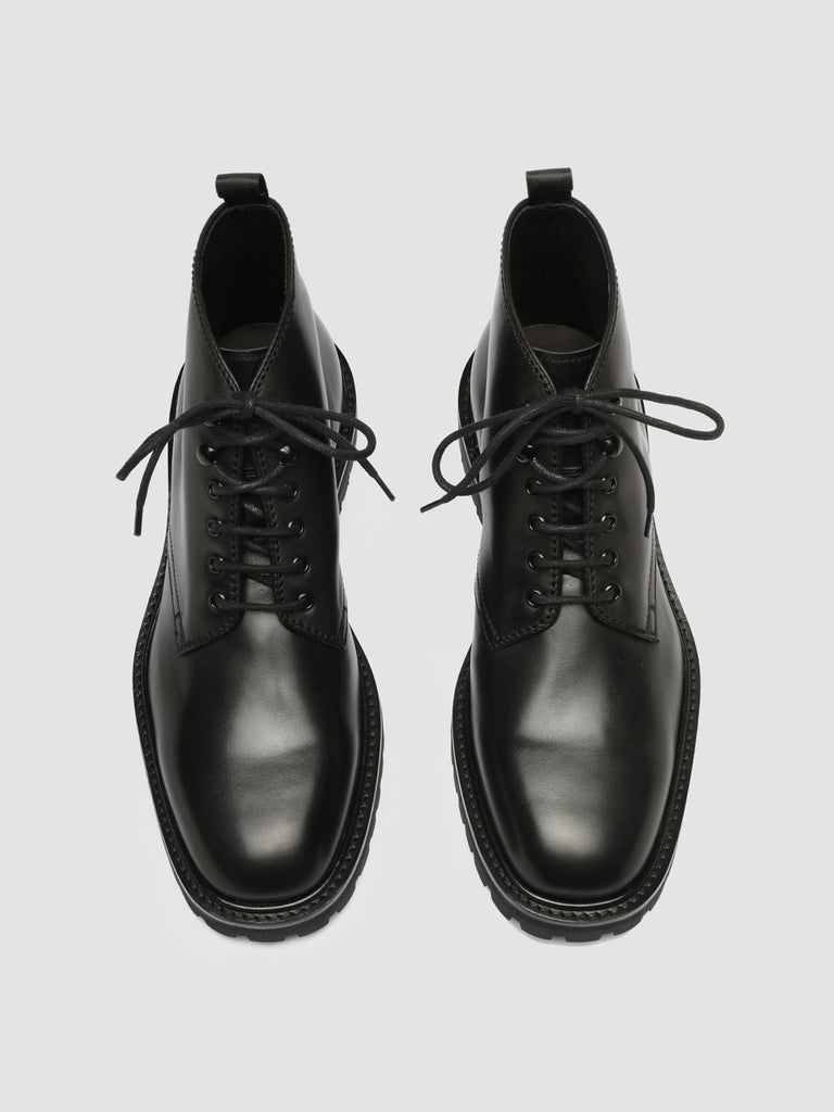 JOSS 001 - Black Leather Lace Up Boots