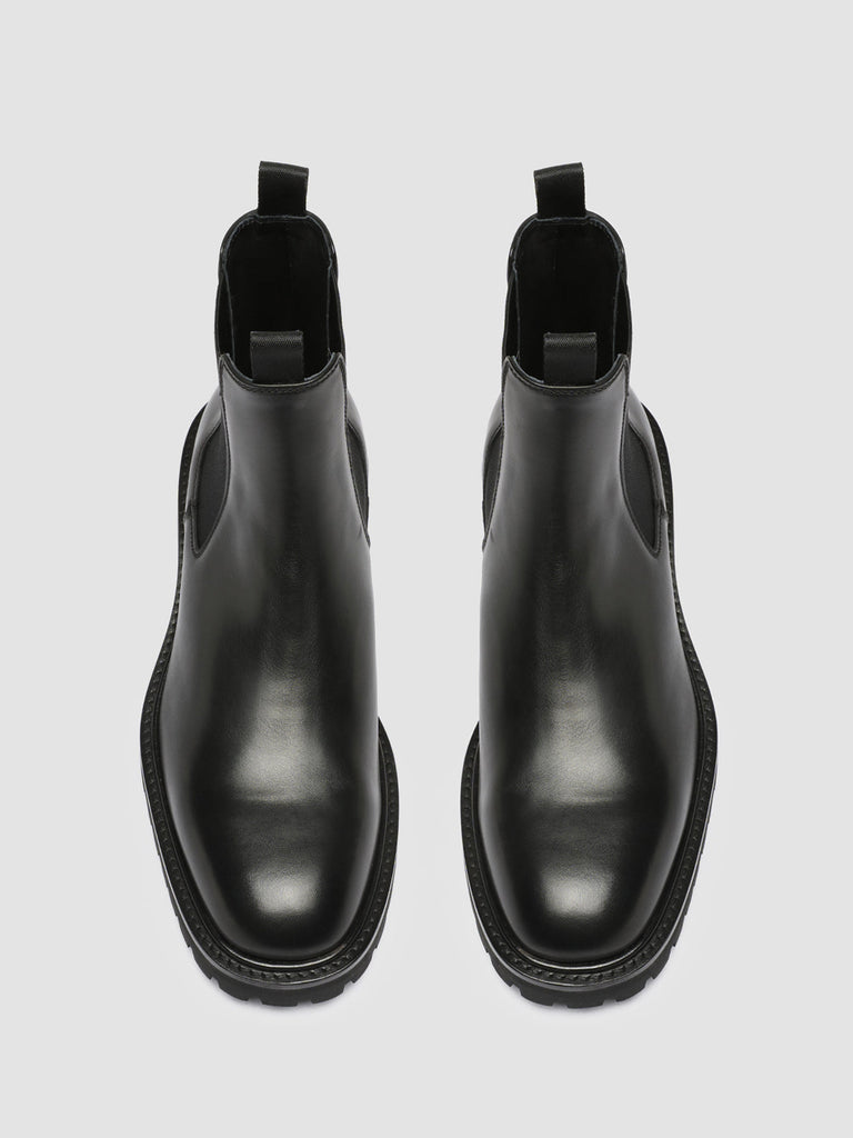 JOSS 004 - Black Leather Chelsea Boots