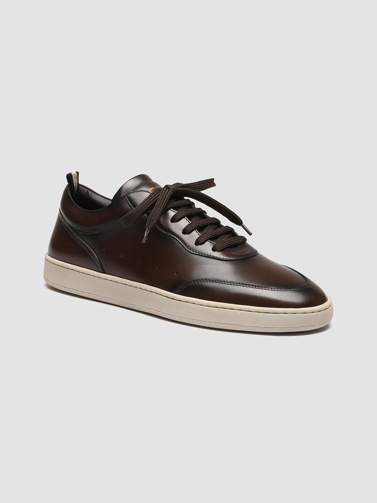 KRIS LUX 001 Moro - Brown Leather Sneakers Men Officine Creative - 3
