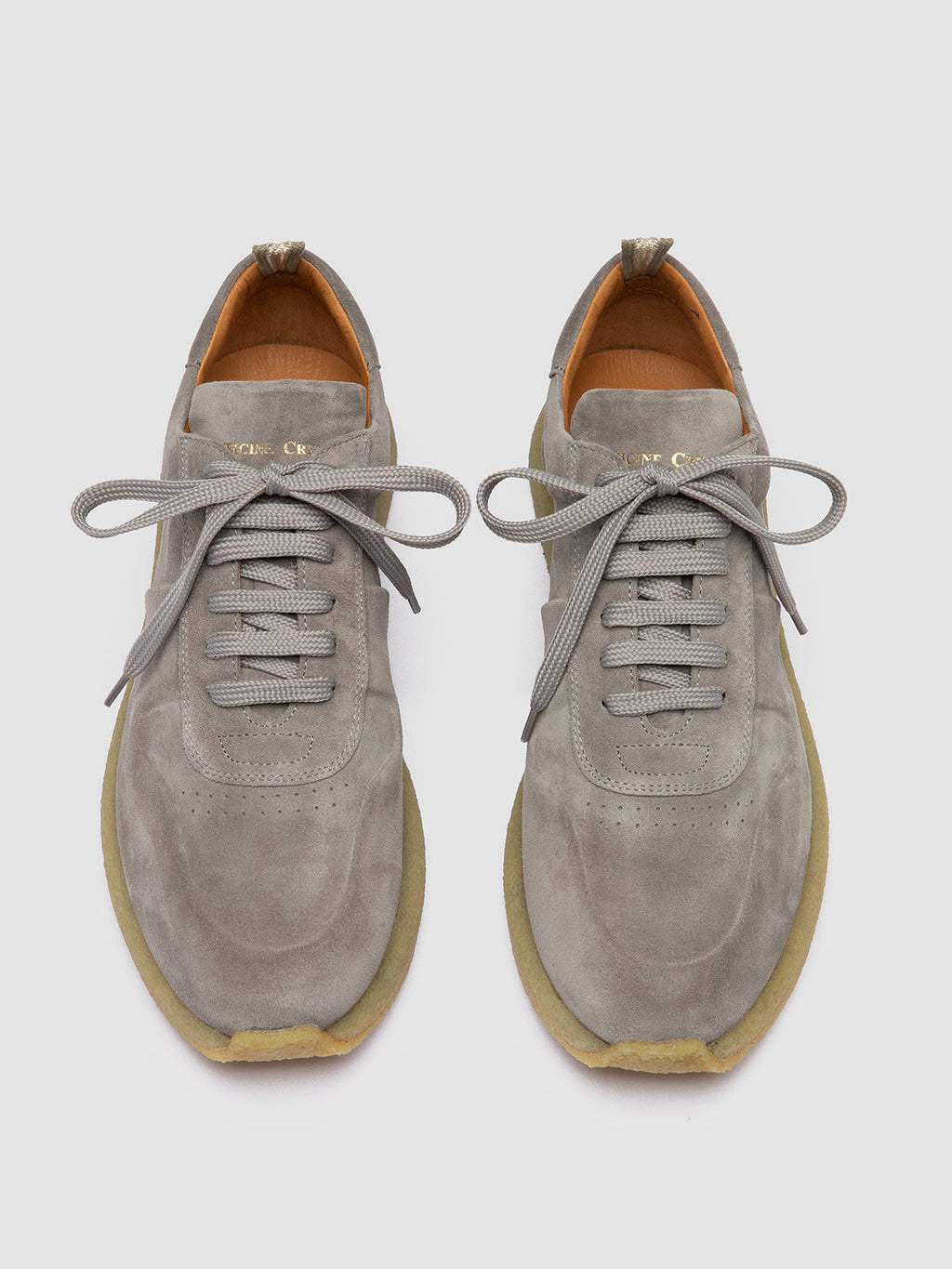 LEGEND 001 - Grey Suede Low Top Sneakers