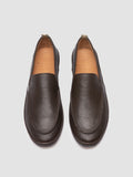 LINE 001 - Brown Leather Penny Loafers - thumb image 2,side view