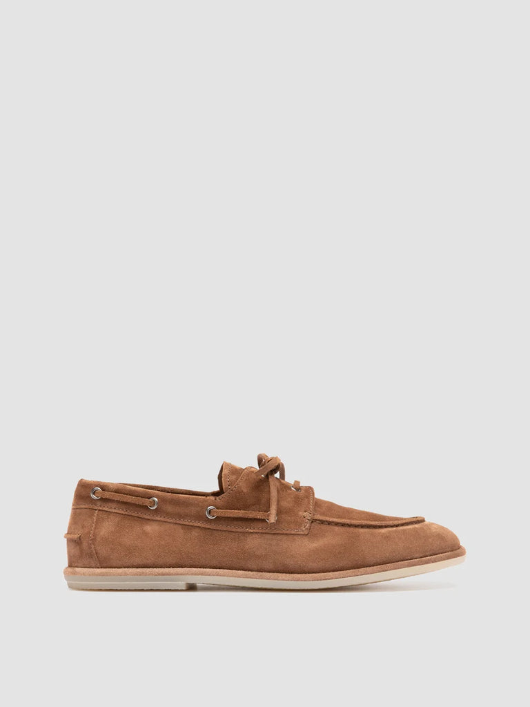 LOVE 001 - Brown Suede Boat Shoes