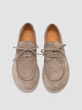 LOVE 001 - Taupe Suede Boat Shoes - thumb image 2,side view