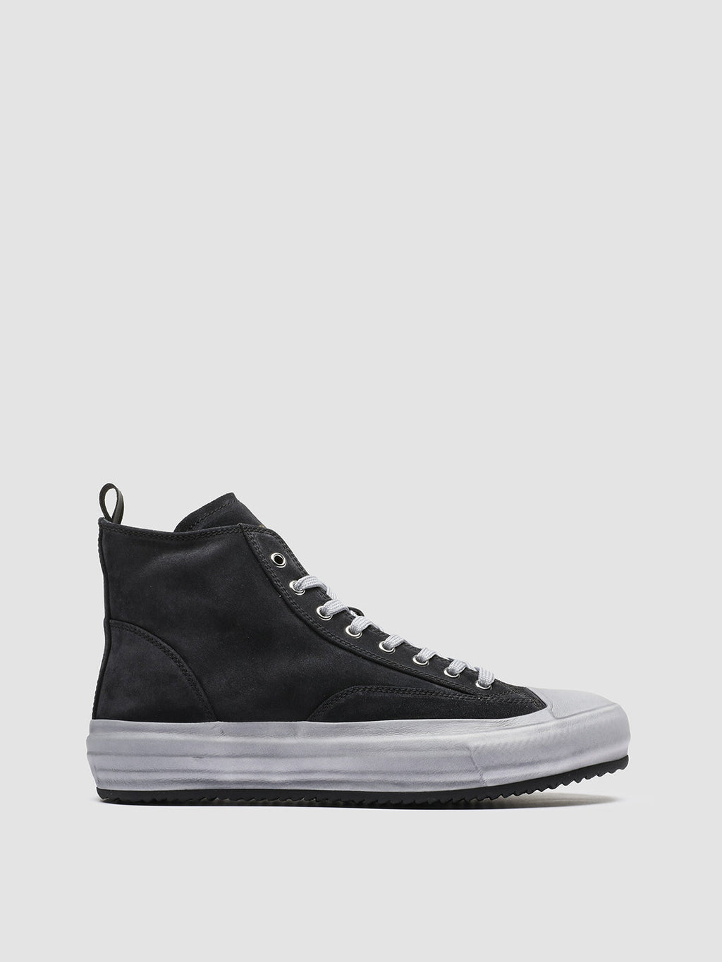 MES 011 - Black Suede High Top Sneakers men Officine Creative - 1