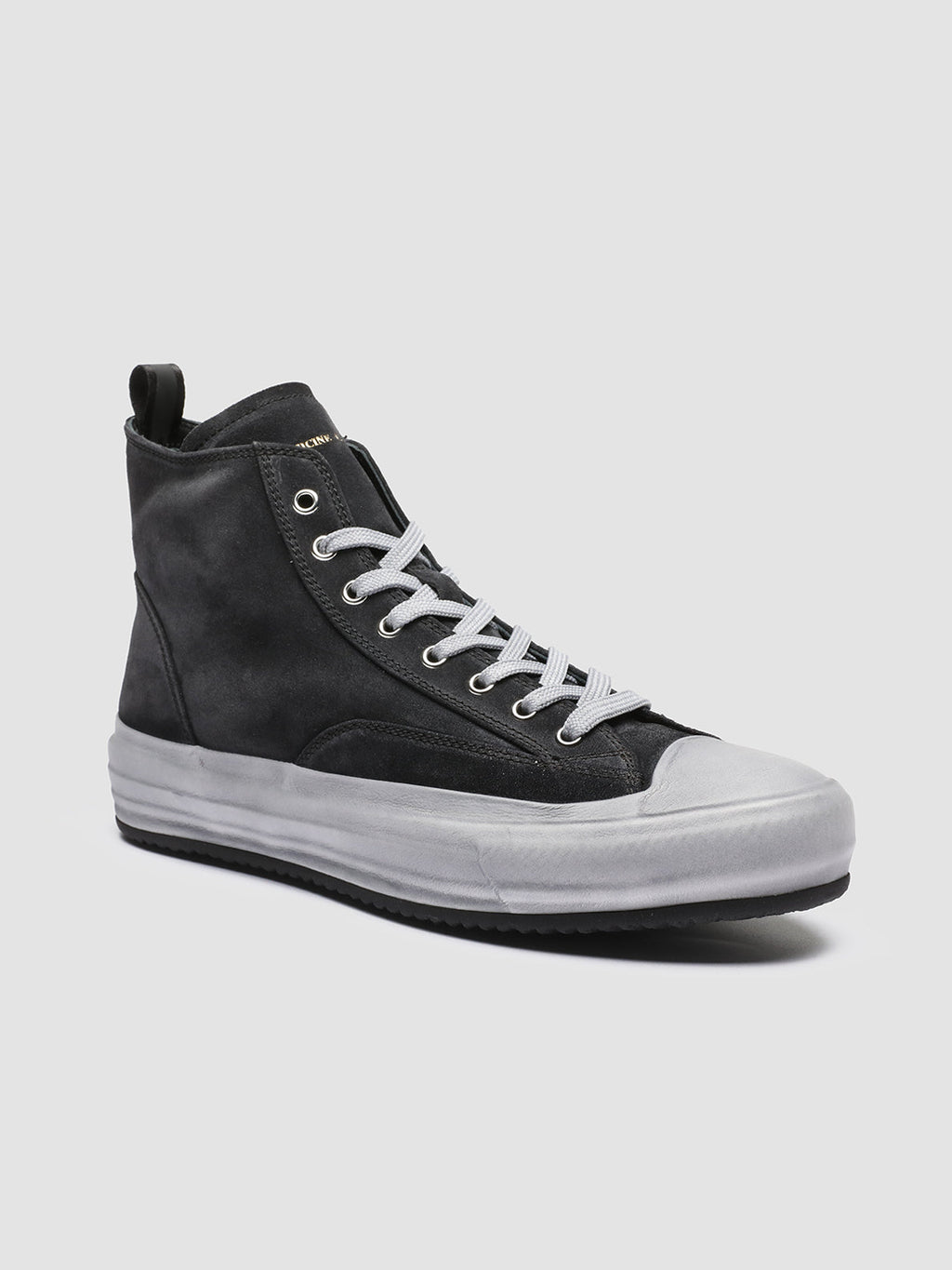 MES 011 - Black Suede High Top Sneakers men Officine Creative - 3