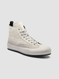 MES 011 - Grey Suede High-Top Sneakers Men Officine Creative - 3