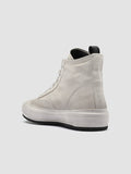 MES 011 - Grey Suede High-Top Sneakers Men Officine Creative - 4