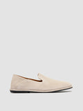 MIENNE 001 - Ivory Suede Penny Loafers - 0