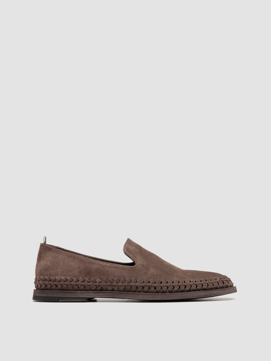 MILES 002 - Taupe Suede Loafers - image 1,side view