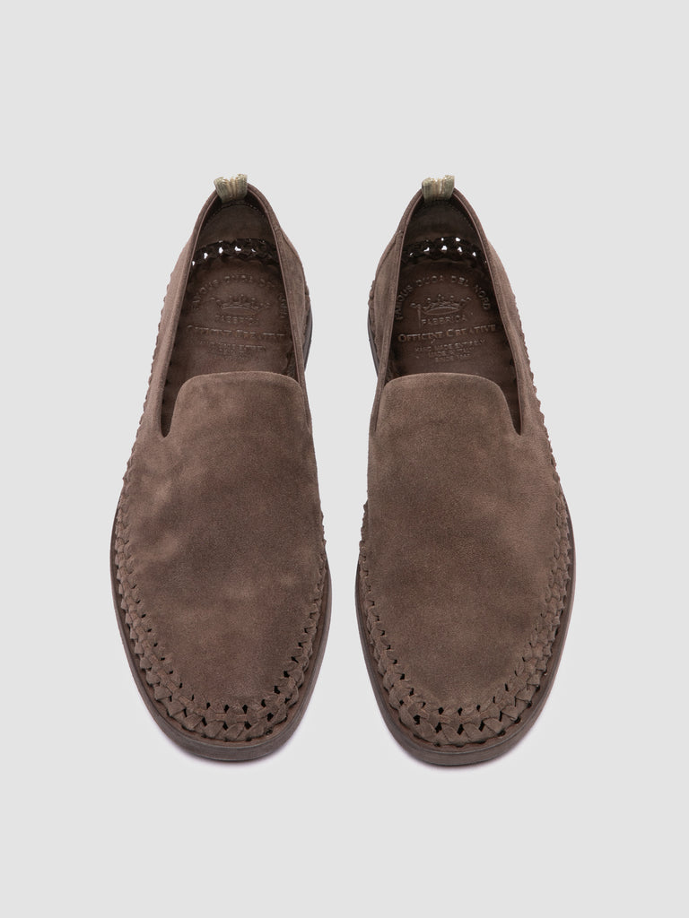 MILES 002 - Taupe Suede Loafers