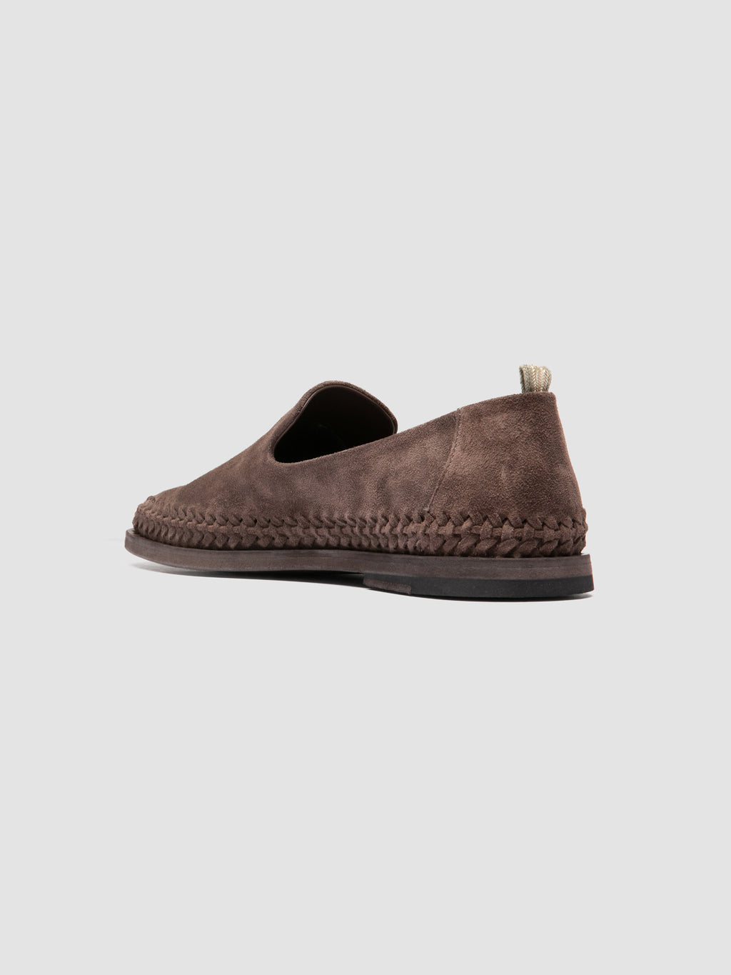 MILES 002 - Taupe Suede Loafers - image 4,side view