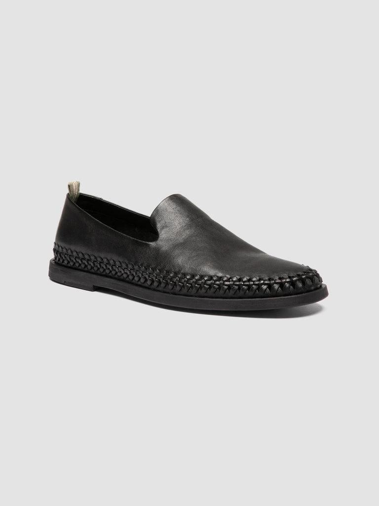 MILES 002 - Black Leather Loafers