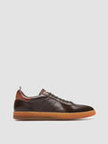 MILITIA 001 - Brown Leather Sneakers - thumb image 1,side view