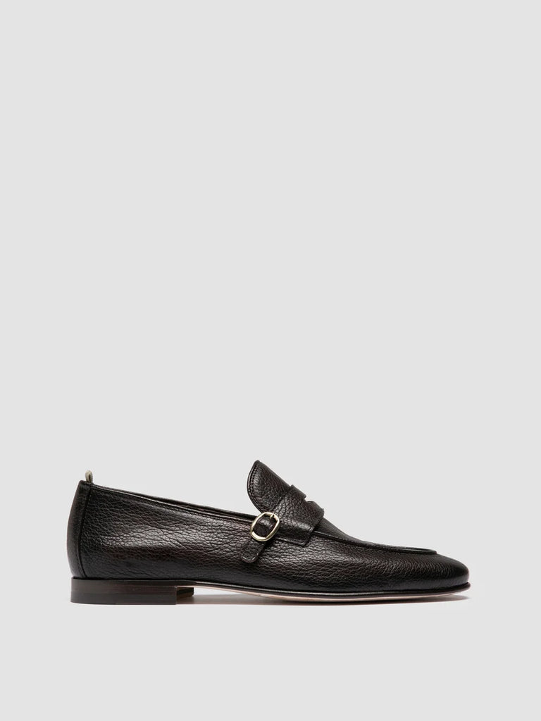OLIVER 011 - Brown Leather Penny Loafers