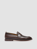 OPERA 001 - Dark Brown Leather Penny Loafers - 0