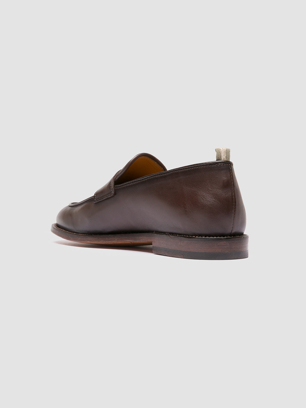 OPERA 001 - Dark Brown Leather Penny Loafers - 3